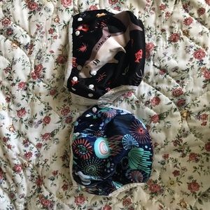 Awesome swim diapers with sea animals, adjustable